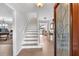 Inviting entryway boasts hardwood floors and a decorative glass front door at 3656 Ebenezer Rd, Marietta, GA 30066