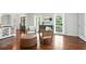 Bright living room featuring hardwood floors, stylish furniture, and lots of natural light at 4824 Dunwoody Station Dr, Atlanta, GA 30338