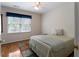 Bedroom with a window view and hardwood floors at 17 Shotgun Nw Rd, Cartersville, GA 30121