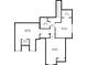 Second level floor plan featuring three bedrooms, two walk in closets and a bathroom at 17 Shotgun Nw Rd, Cartersville, GA 30121
