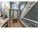 Elegant foyer with a grand staircase, high ceilings, and detailed molding, creating a welcoming entrance at 2878 Wesley Heath Nw, Atlanta, GA 30327