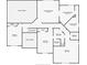 Second floor plan of the home showcasing bedrooms, bathrooms, and closet space at 7235 Compton Cir, Cumming, GA 30040