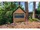 Arborgate Condominiums community sign surrounded by mature trees and landscaping at 115 Biscayne Nw Dr # F1, Atlanta, GA 30309