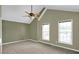 Spacious bedroom showcasing vaulted ceilings and great natural light offering a relaxing and private retreat at 4000 Mcpherson Drive Dr, Acworth, GA 30101