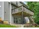 View of a home's siding and elevated wood deck at 4000 Mcpherson Drive Dr, Acworth, GA 30101