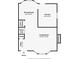 Main floor plan featuring the living room, dining room, and kitchen dimensions at 4030 Tanglewood Rd, Snellville, GA 30039