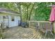 Back deck with grill and outdoor seating at 6223 Emerald Springs Se Dr, Acworth, GA 30102