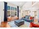 Bright living room with large windows, hardwood floors, and comfortable seating at 380 Victorian Ln, Duluth, GA 30097