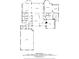 First floor layout including a kitchen, living room, dining room, office and a garage at 4559 Paradise Shoals Se Rd, Atlanta, GA 30339