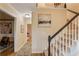 Bright foyer with hardwood floors and staircase leading to the upper level at 4810 Lismoor Trce, Mableton, GA 30126