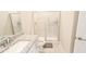 Bathroom featuring a shower with sliding glass doors, a toilet, and a vanity with a granite countertop at 5381 Front Runner Ct, Sugar Hill, GA 30518