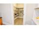 Pantry with wire shelving for organized storage at 5381 Front Runner Ct, Sugar Hill, GA 30518