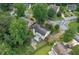 Aerial view of a home with a lush backyard, featuring mature trees and a well-maintained lawn at 10865 Glenhurst Pass, Duluth, GA 30097