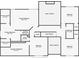 Second floor plan featuring bedrooms, bathrooms, and closet spaces in a well-designed layout at 10865 Glenhurst Pass, Duluth, GA 30097