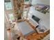 A living room with a stone fireplace and a high ceiling at 10865 Glenhurst Pass, Duluth, GA 30097