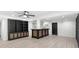 The basement features a bar with wood accents, providing a space for entertaining and relaxation at 30 Roseberry Dr, Stockbridge, GA 30281