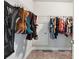 Spacious walk-in closet offering extensive storage and organization options at 3796 Village Crossing Ln, Ellenwood, GA 30294