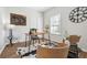 Home office space features stylish décor, ample natural light, and hardwood floors at 260 Westview Sw Pl, Atlanta, GA 30314