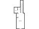 Floor plan showcasing a bedroom and bath layout on the upper level at 263 Jefferson Ave, Canton, GA 30114