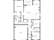 Detailed floorplan showcasing layout of the home, including bedrooms, bathrooms, and living areas at 263 Jefferson Ave, Canton, GA 30114
