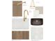 A kitchen design showcasing cabinet colors, quartz countertops, satin bronze hardware, and a brushed gold faucet at 5315 Keepsake Court, Cumming, GA 30040