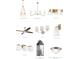 Selection of lighting fixtures for various rooms in the home, including pendant, dining room, and sconce lights at 5315 Keepsake Court, Cumming, GA 30040