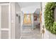 Inviting foyer featuring tile flooring and stylish decor and a decorative door wreath at 1 Biscayne Nw Dr # 112, Atlanta, GA 30309