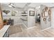 Spacious entertaining area includes a dining space, wet bar, and modern stainless steel appliances at 1 Biscayne Nw Dr # 112, Atlanta, GA 30309