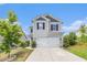 Charming two-story home with a well-maintained lawn, two car garage, and inviting curb appeal at 3350 Clawing Hawk Way, Douglasville, GA 30135