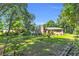 Expansive backyard featuring a well-manicured lawn and mature trees for added privacy at 400 Little John Nw Dr, Lilburn, GA 30047