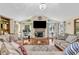 Open living space with fireplace, large TV, and comfortable seating, perfect for entertaining at 400 Little John Nw Dr, Lilburn, GA 30047