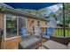 Outdoor deck with comfortable seating area, perfect for relaxing and enjoying the scenery at 1031 Washington Ave, Woodstock, GA 30188