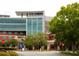 View of the Emory Johns Creek Hospital surrounded by greenery at 11255 Knollwood Bnd, Johns Creek, GA 30097