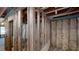 Unfinished basement with insulation, wooden frames, and open ceilings offering customization opportunities at 3157 Peartree Nw Dr, Acworth, GA 30101