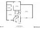 Floor 1 plan showing layout of storage, laundry, garage and entry way at 3157 Peartree Nw Dr, Acworth, GA 30101