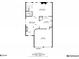 Floor 1 floorplan with measurements for rooms including the living room, kitchen, garage and dining room at 1001 Balsam Wood Trl, Villa Rica, GA 30180