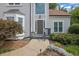 Inviting front entrance with a beautifully landscaped walkway and stylish front door at 1430 Grovehurst Dr, Marietta, GA 30062