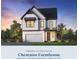 Two-story home with white siding, dark roof, and a two-car garage offers modern curb appeal at 1568 Wicker Wood Se Pl, Smyrna, GA 30080