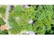 Aerial view of wooded property showing mature trees at 3267 Standing Peachtree Trl, Kennesaw, GA 30152