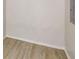 Empty storage room with light wood style floors and painted white walls at 366 O Brian Dr, Stone Mountain, GA 30088