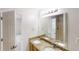 Bathroom with a double vanity and a shower at 488 Barclay Ct, Stone Mountain, GA 30083