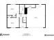 Floor plan of the first floor with dimensions at 488 Barclay Ct, Stone Mountain, GA 30083