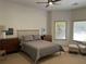 Cozy bedroom with large windows, neutral decor, and ample natural light at 605 Meadows Creek Dr, Johns Creek, GA 30005