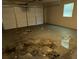 Spacious two-car garage with a window at 1701 Charmeth Rd, Lithonia, GA 30058
