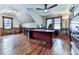 Spacious office with hardwood floors, ceiling fan and plenty of natural light from the window at 4271 Edgewater Drive Northwest Nw Dr, Kennesaw, GA 30144