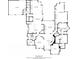 Main floor plan featuring open layout, breakfast nook, kitchen, living room, and entry at 9695 Almaviva Dr, Alpharetta, GA 30022