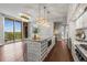 Bright, modern kitchen with stainless steel appliances, wine rack, and granite countertops, perfect for entertaining at 1820 Peachtree Nw St # 804, Atlanta, GA 30309