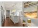 Well-appointed kitchen featuring stainless steel appliances, pendant lighting, and a kitchen island with seating at 1820 Peachtree Nw St # 804, Atlanta, GA 30309