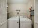 The laundry room features a side-by-side washer and dryer at 907 Olde Mill Ln, Norcross, GA 30093