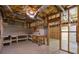 Spacious unfinished basement with an unfinished workshop area and exposed ceiling at 5581 Fox Glove Ct, Douglasville, GA 30135